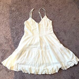 Beautiful Garage white sundress with spaghetti straps in white - Small